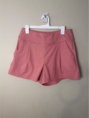 Halara Large DayStretch High Waisted Pocket Work Shorts in Pink